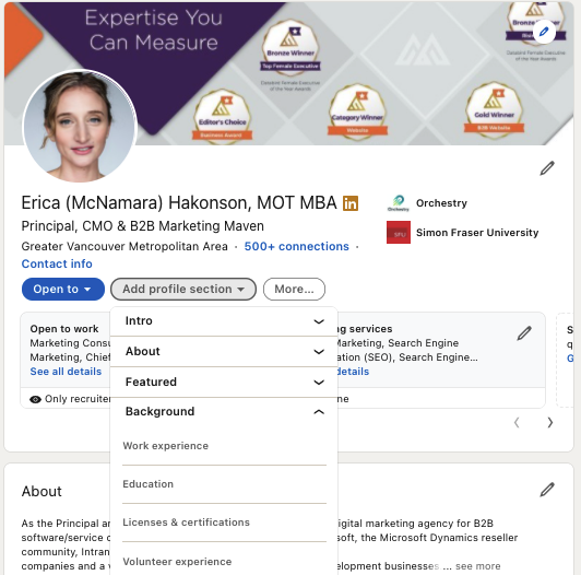 linkedin personal profile optimization for lead generation