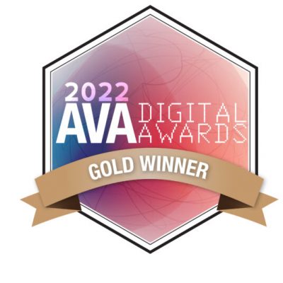 AVA Digital Best Home Page Gold winner badge